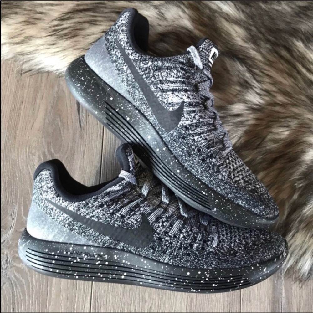 NWT Nike lunarepic flyknit 2 Oreo - Picture 7 of 8